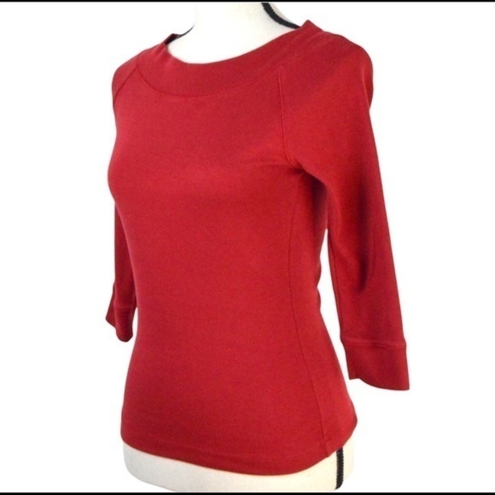 111 State Form Fitting‎ Boat Neck Top | Size XS